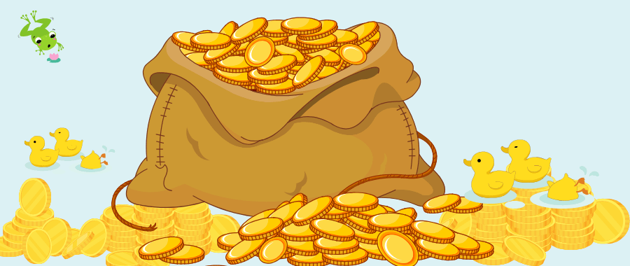 Schwimmst du im Geld?